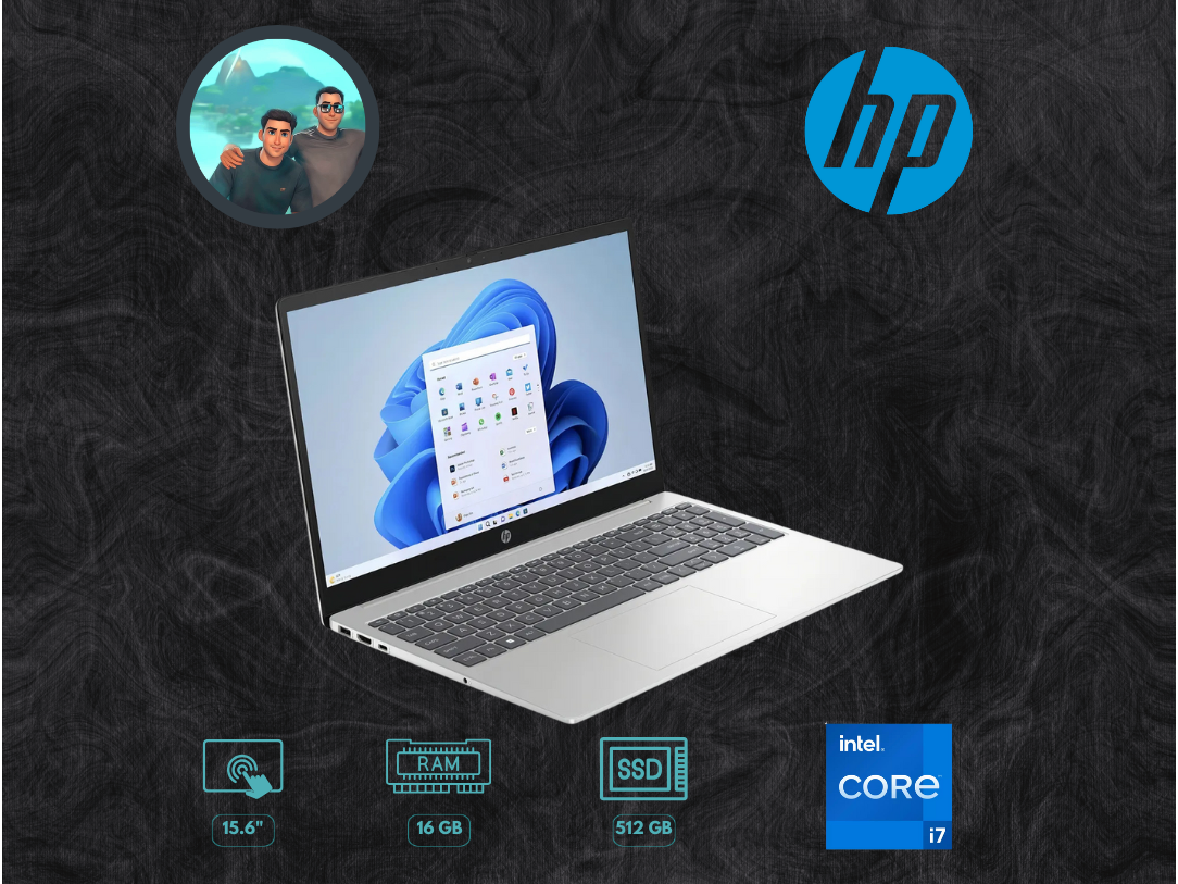HP 15-FD0107DX Intel Core i7 4.7GHz / Memoria 16GB / SSD 512GB / 15.6" / Windows 11