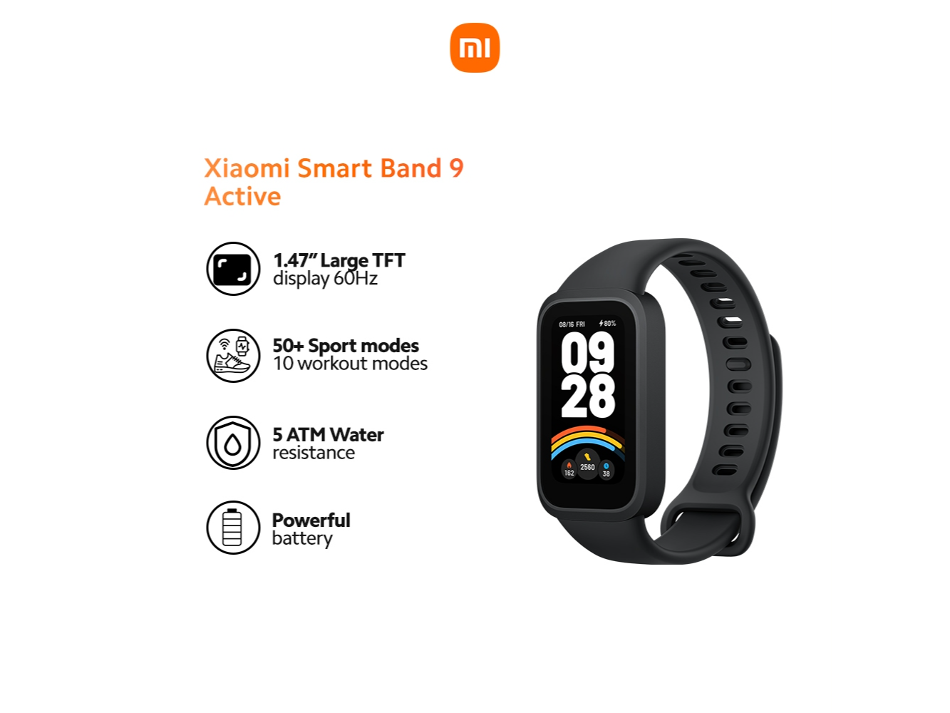 Xiaomi Smart Band 9 Active 5atm