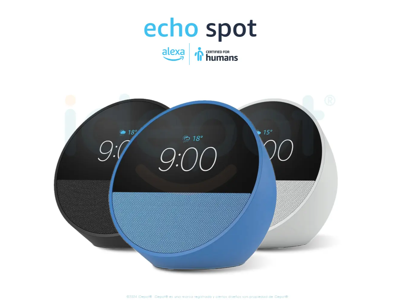 Parlante Alexa Amazon Echo Spot