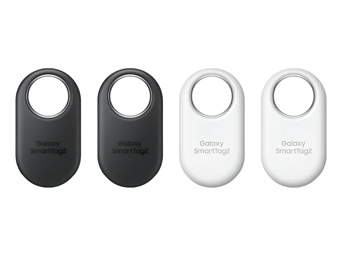 Pack 4 Localizadores Samsung Galaxy Smart Tag 2 Bluetooth Co Color Negro/Blanco