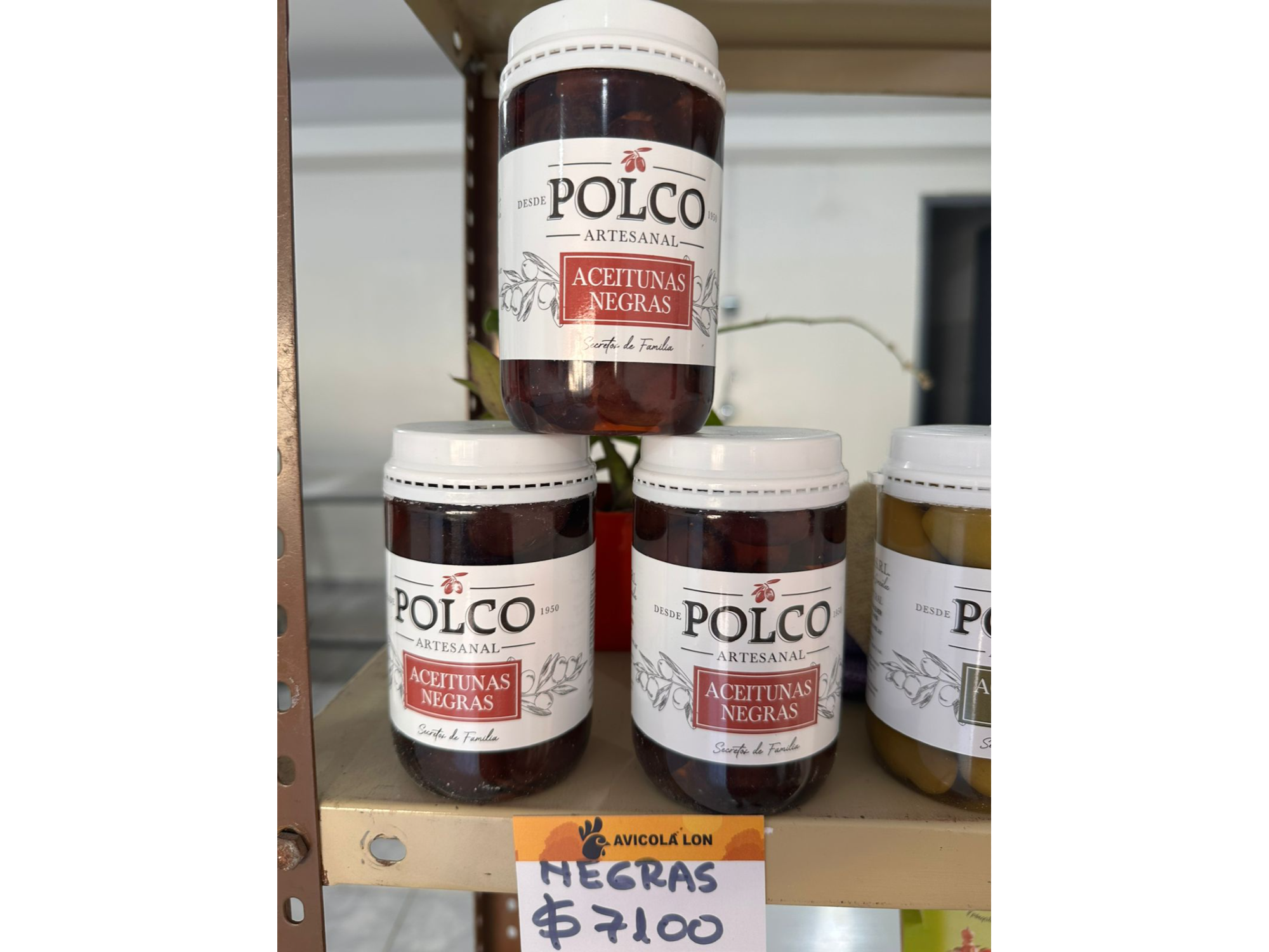 POTE ACEITUNAS NEGRAS POLCO