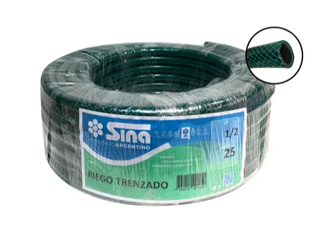 Manguera trenzada 1/2 x25 - Sina riego