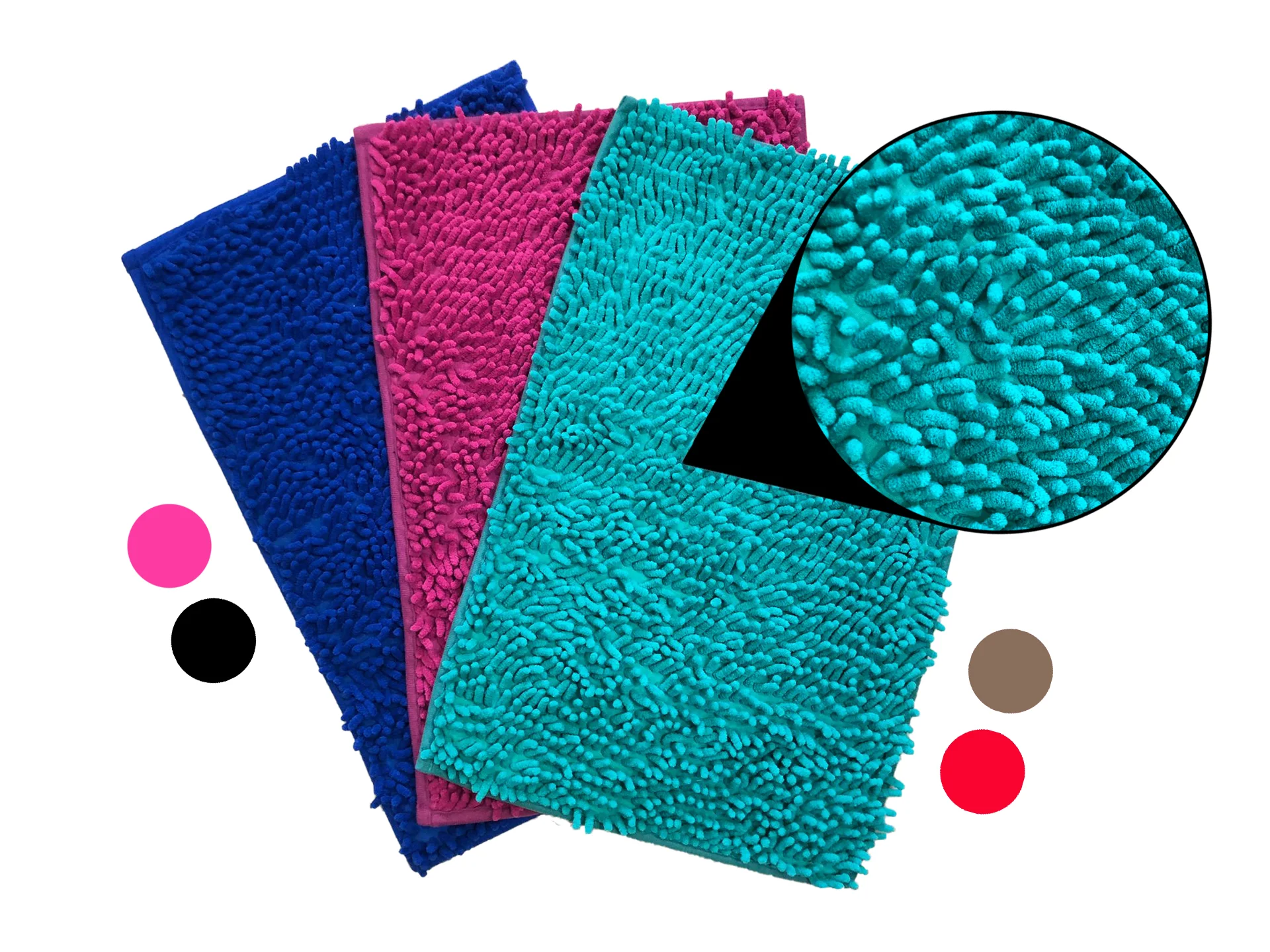 Alfombra baño shaggy - 38x58cm