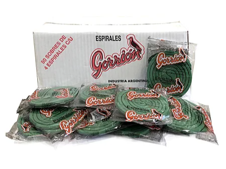 Espirales gorrion verde x4