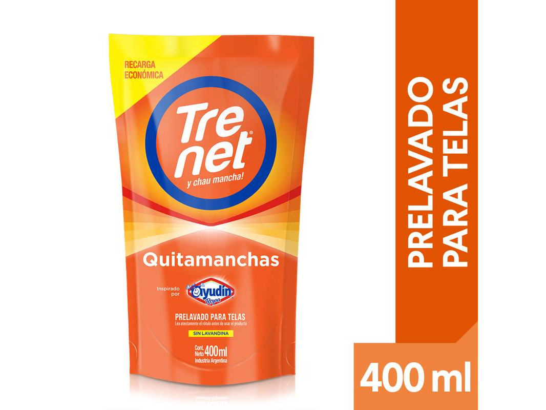 Prelavado Trenet Oxi-Gel Doy Pack x 400 cc.
