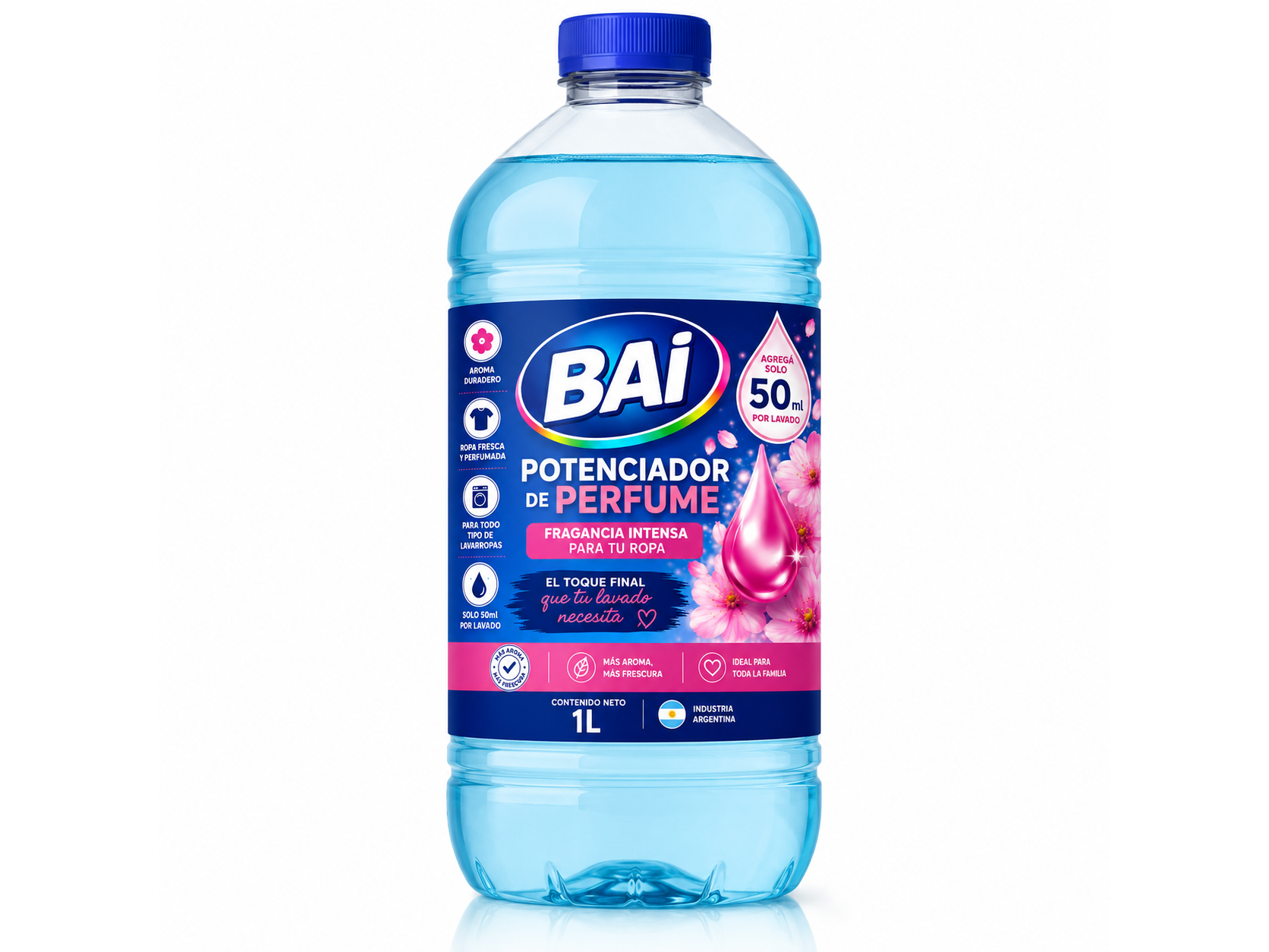 1L potenciador de perfume para lavarropas