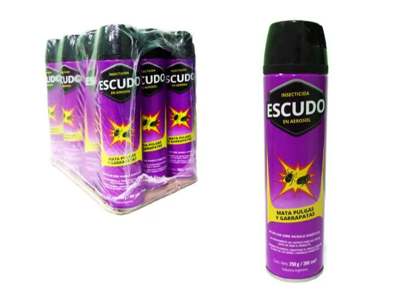 Insecticida pulgas-garrapatas - Aero escudo 390cc