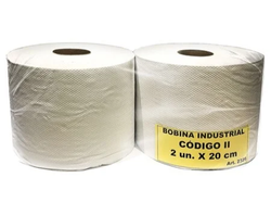 Bobina papel blanca 2326 - 2ux20cm-3,2kg-d-hoja