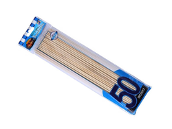 Brochettes palillos de 25cm - 50 unidades- bamboo