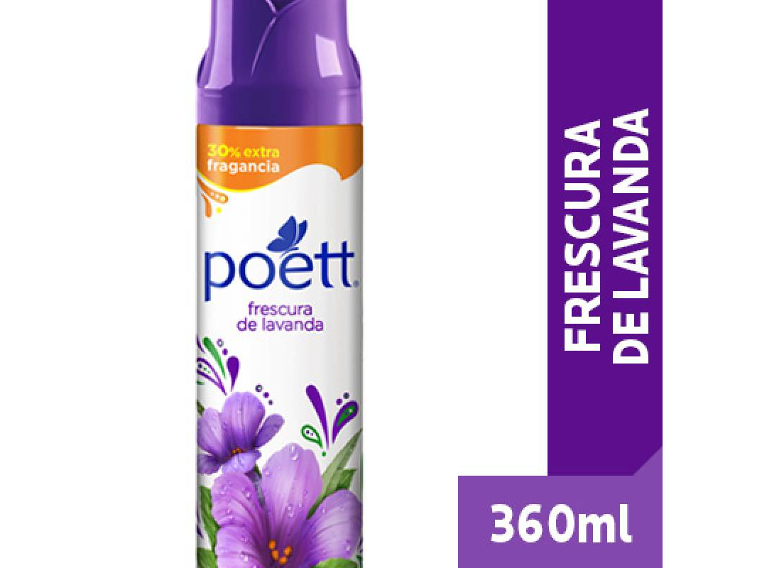 Desodorante de Ambiente Aerosol Lavanda Poett x 360 cc.