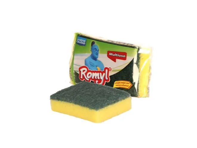 FIBRA ESPONJA ANTIBACTERIAL ROMYL