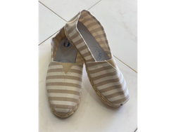 Estampados rayado beige