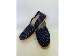 Estampado punto azul