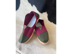 Reforzada combinadas bordo y verde