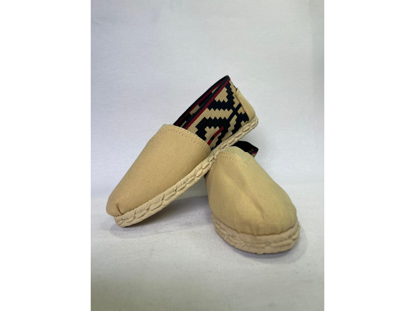 Lona con guarda beige