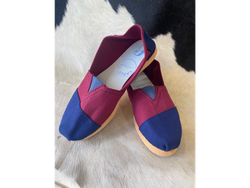 Reforzada combinadas bordo y azul