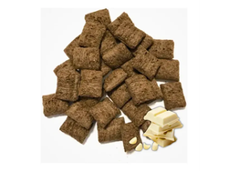 Almohaditas de chocolate rellenas de chocolate blanco