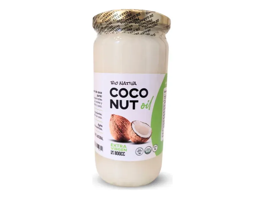 BIONATIVA extravirgen con aroma y sabor a coco