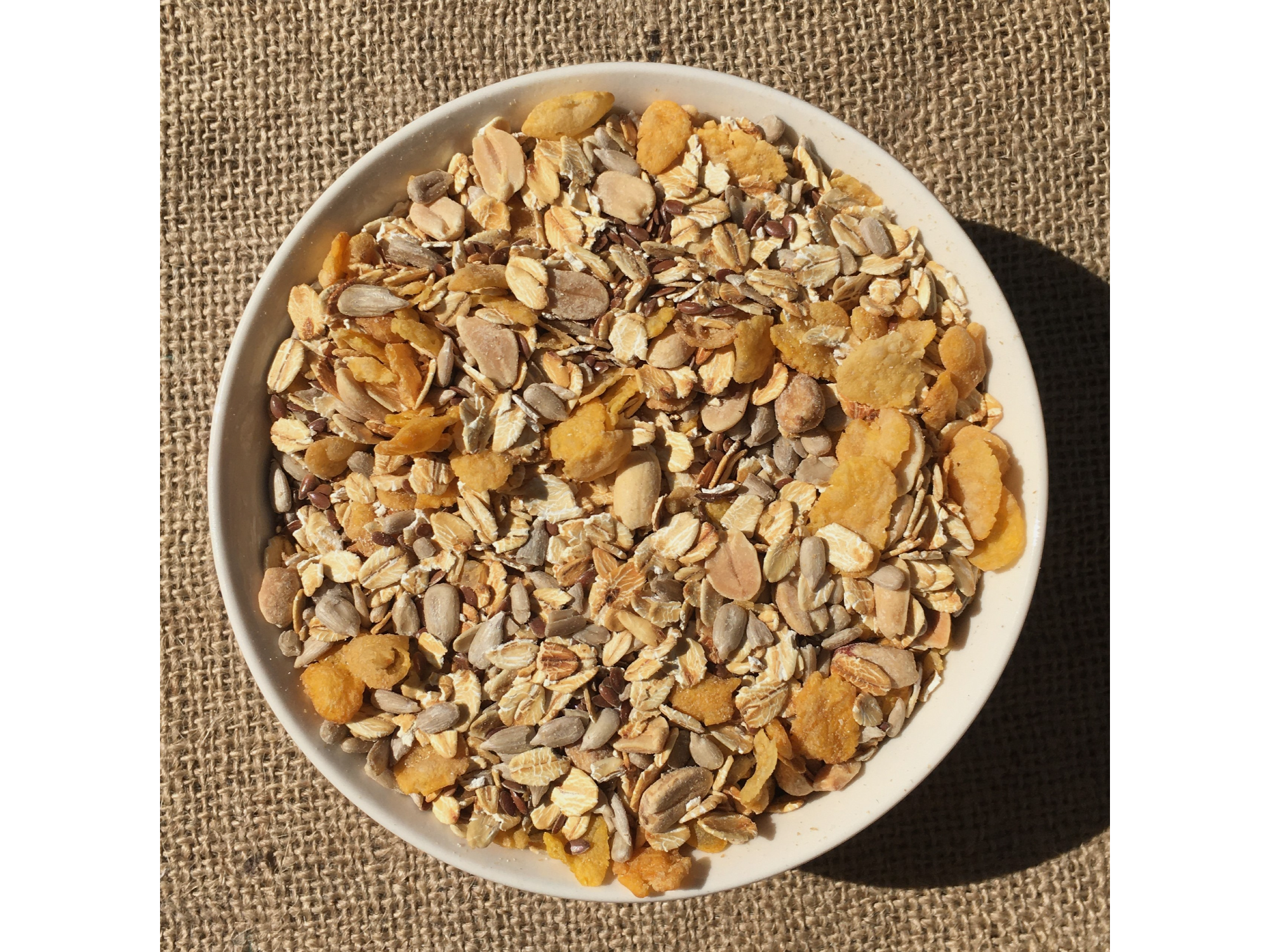 Con miel, coco y sin pasas