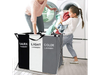 Cesto Canasto 3 Espacios Organizador Ropa Sucia Laundry
