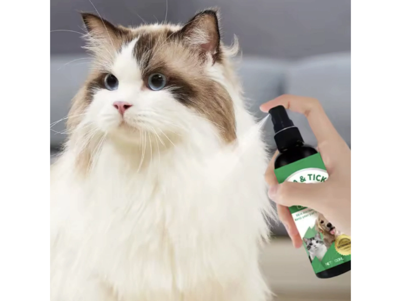 Spray Anti Pulgas y Garrapatas Para Mascotas Protege Tu Hogar