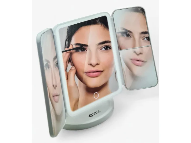 Espejo maquillaje USB x3