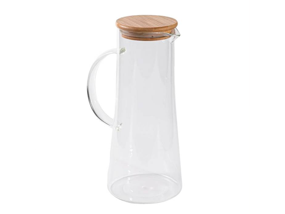 Jarra Vidrio T/Bambu 1470Ml Hudson