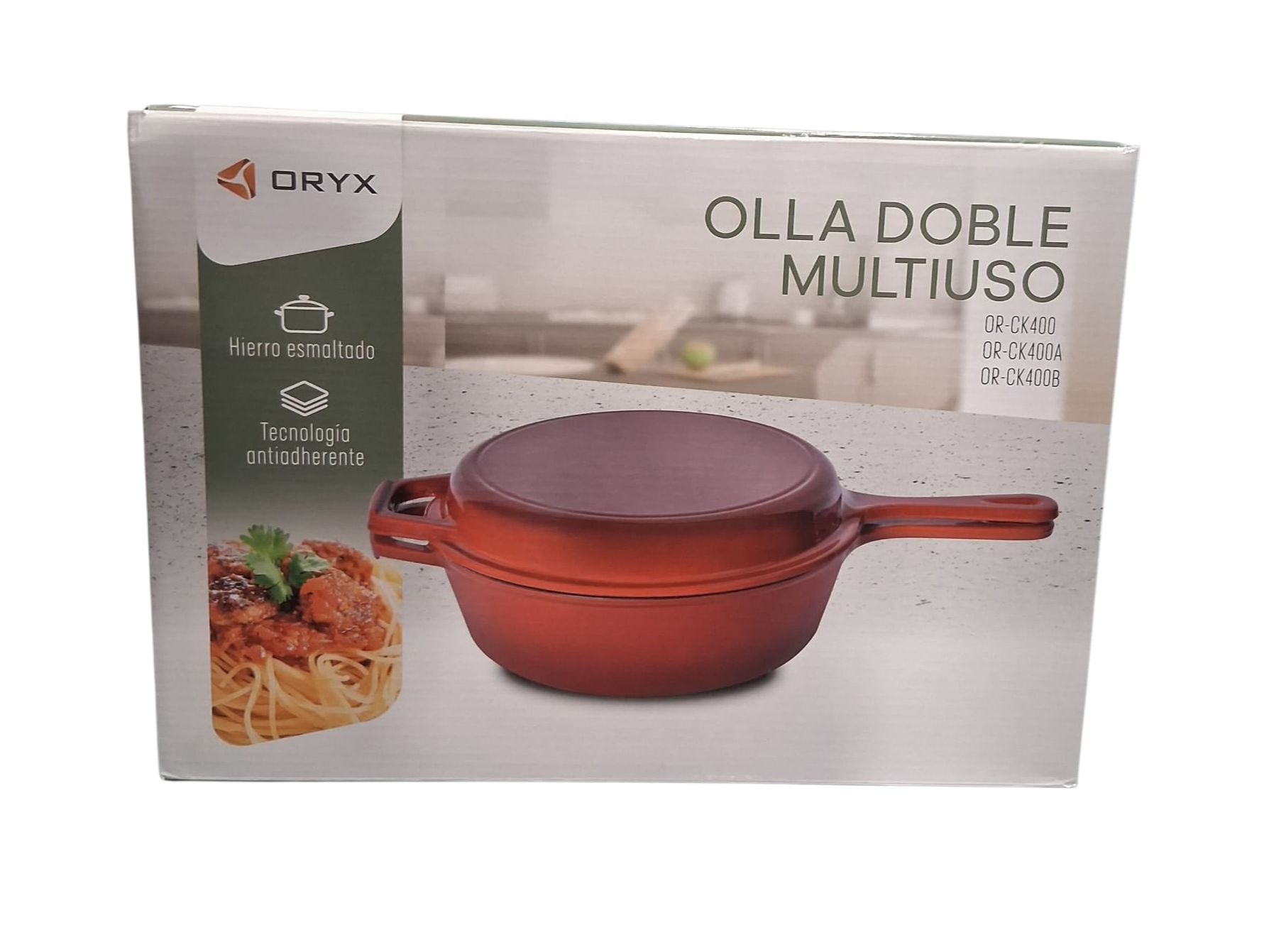 olla doble uso hierro oryx ck400