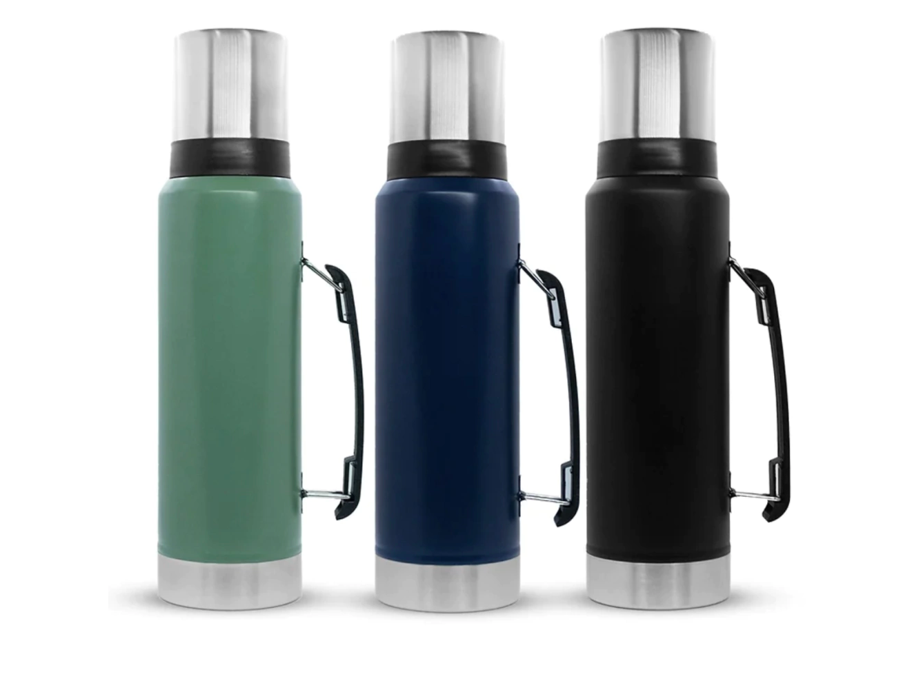 Termo Portátil Cebador 1.2Lt Bebidas Calientes Frias Camping