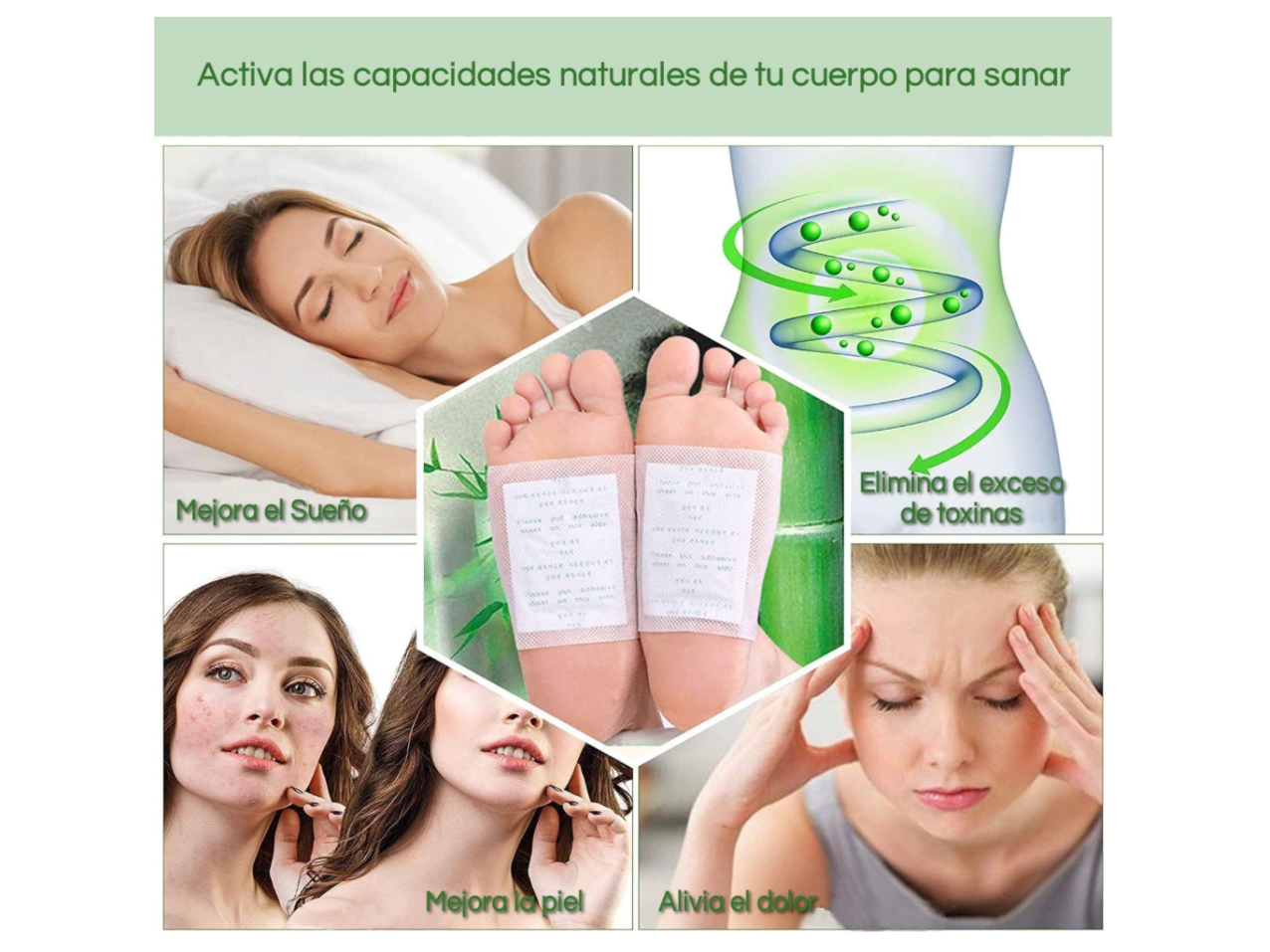 Parches Elimina Toxinas Kinoki Medicina Natural Calma Ansiedad