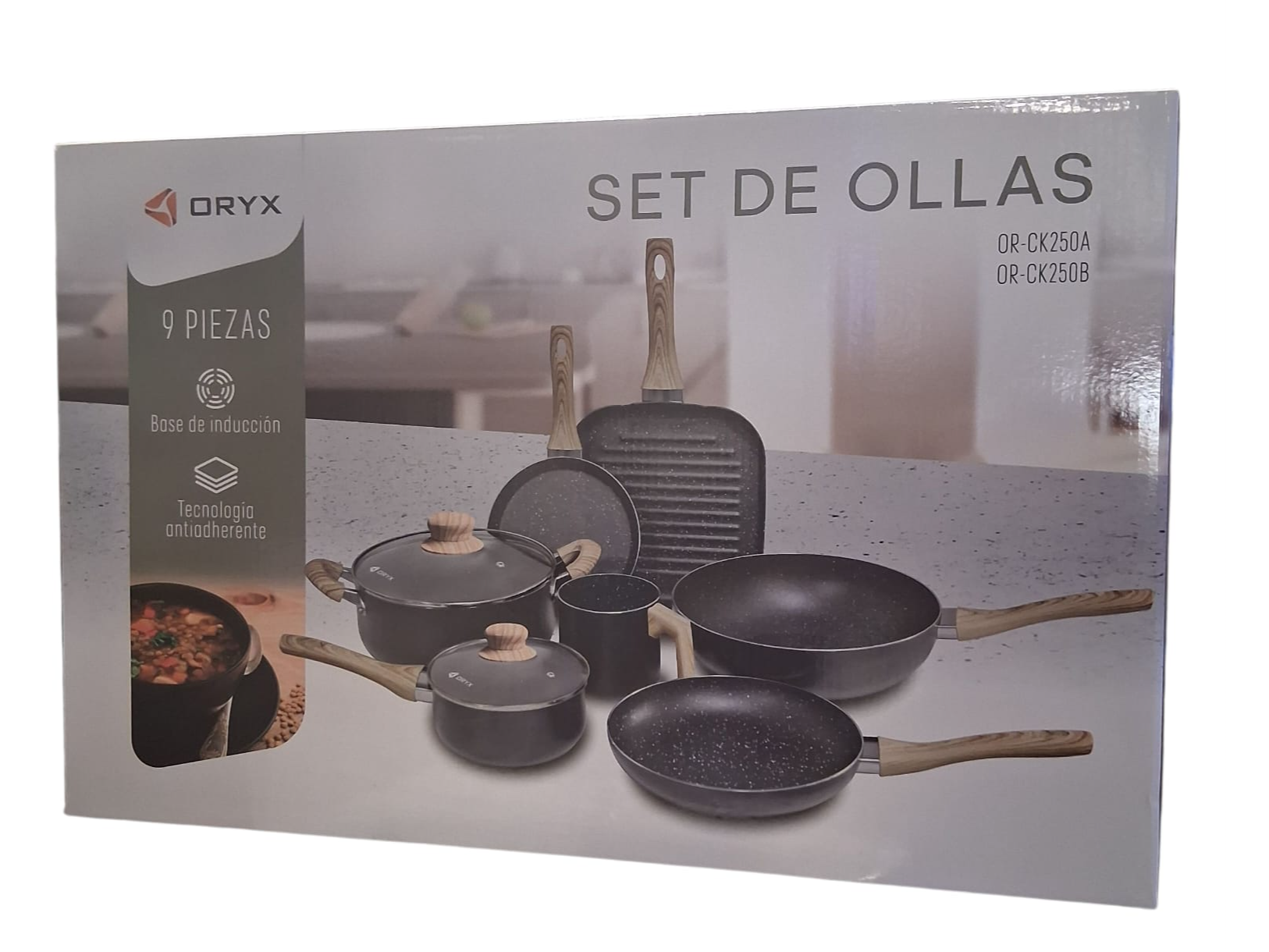 set de olla oryx  9 pcs ck250