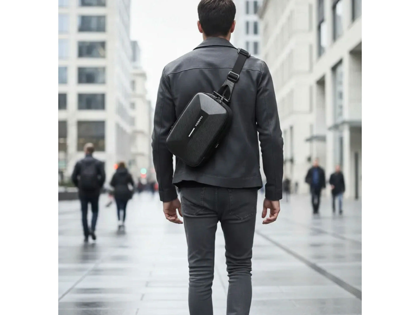 Mochila Semirrígida Bandolera Pechera Antirrobo Fashion