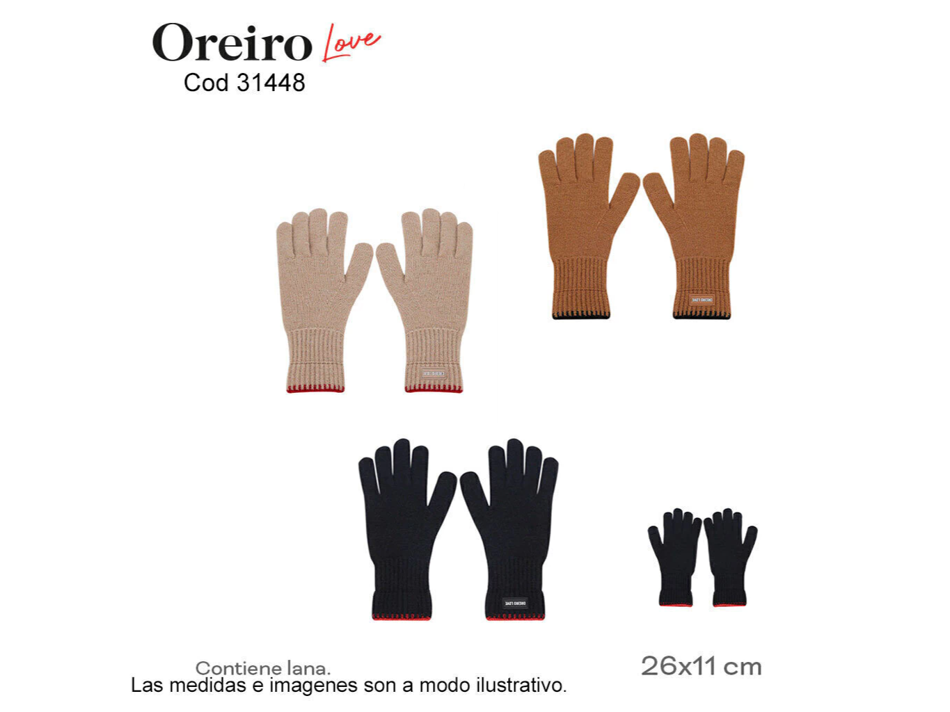 Guante OREIRO LOVE
