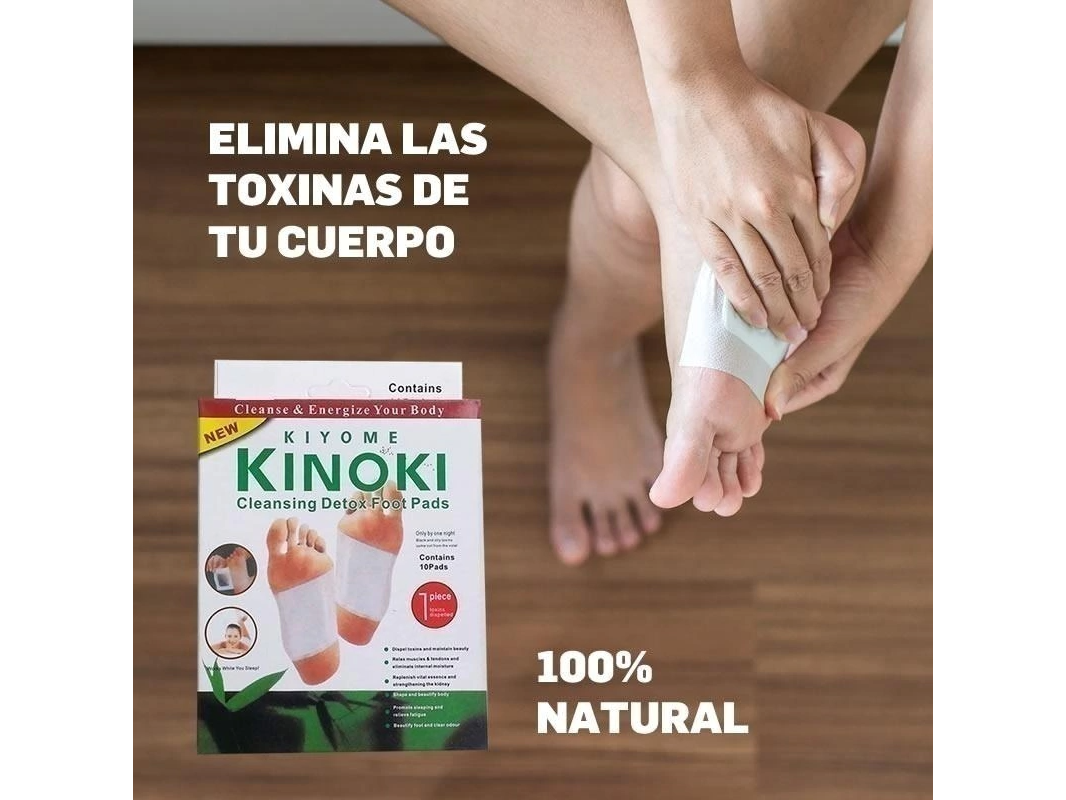 Parches Kinoki Detox Desintoxicación Relax Color Blanco