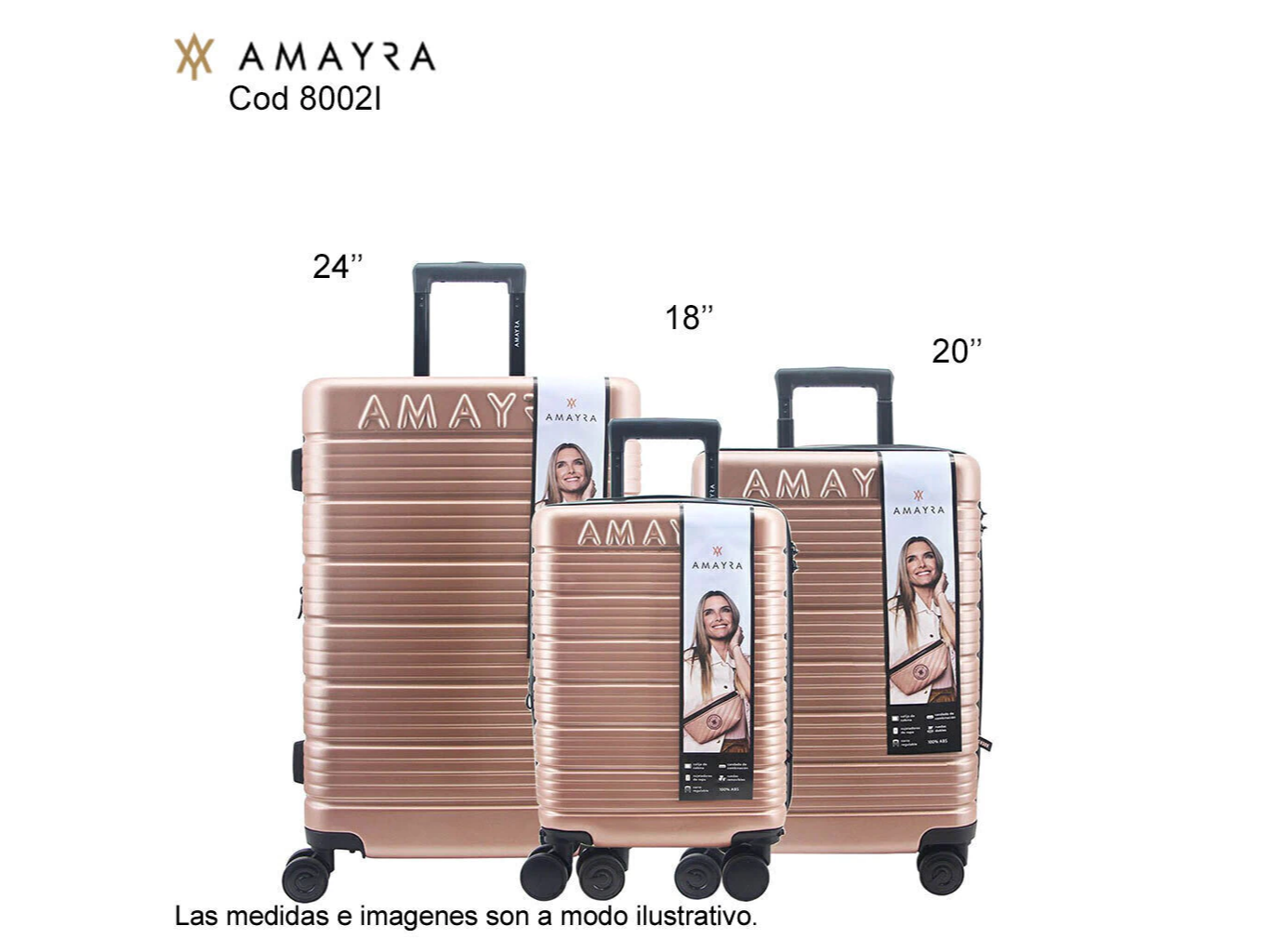 Set de Valijas AMAYRA