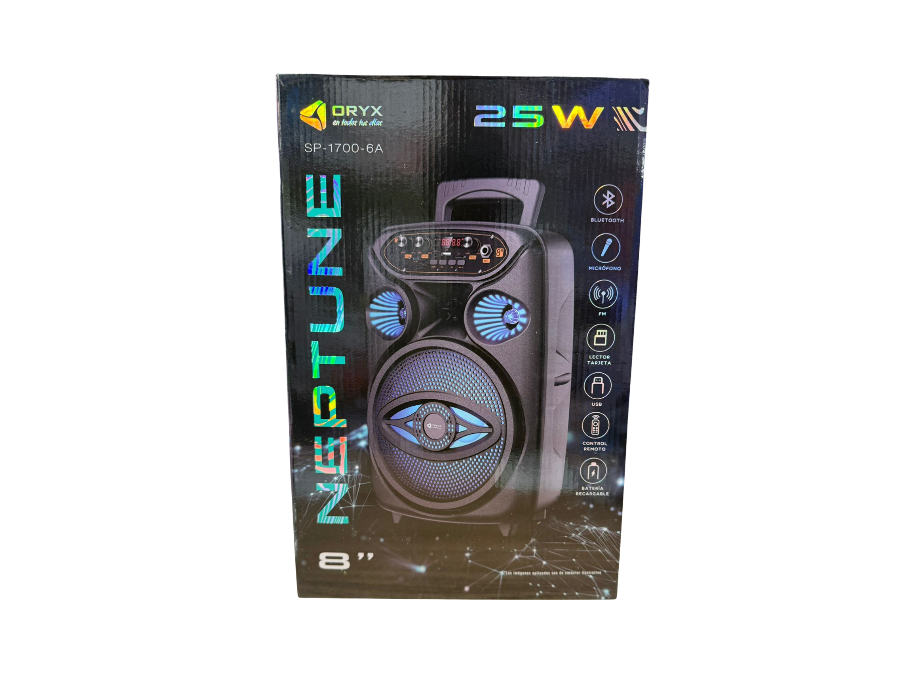 Parlante Bluetooth 8” con micrófono