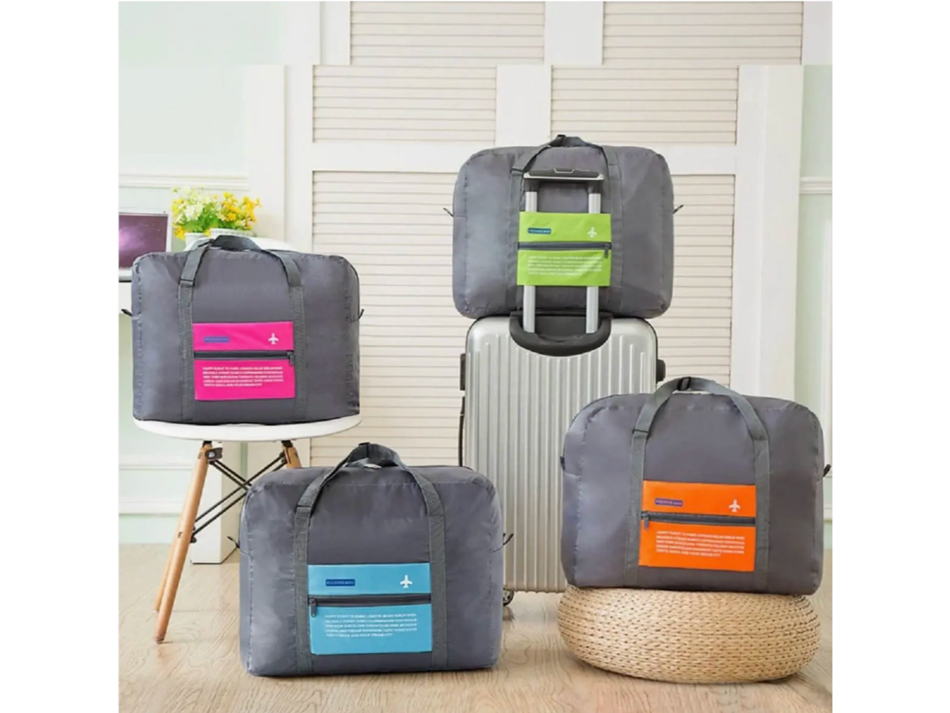 Bolso Plegable Ligero Para Viajes Asegura Comodidad