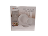Set de vajilla de vidrio 18pcs
