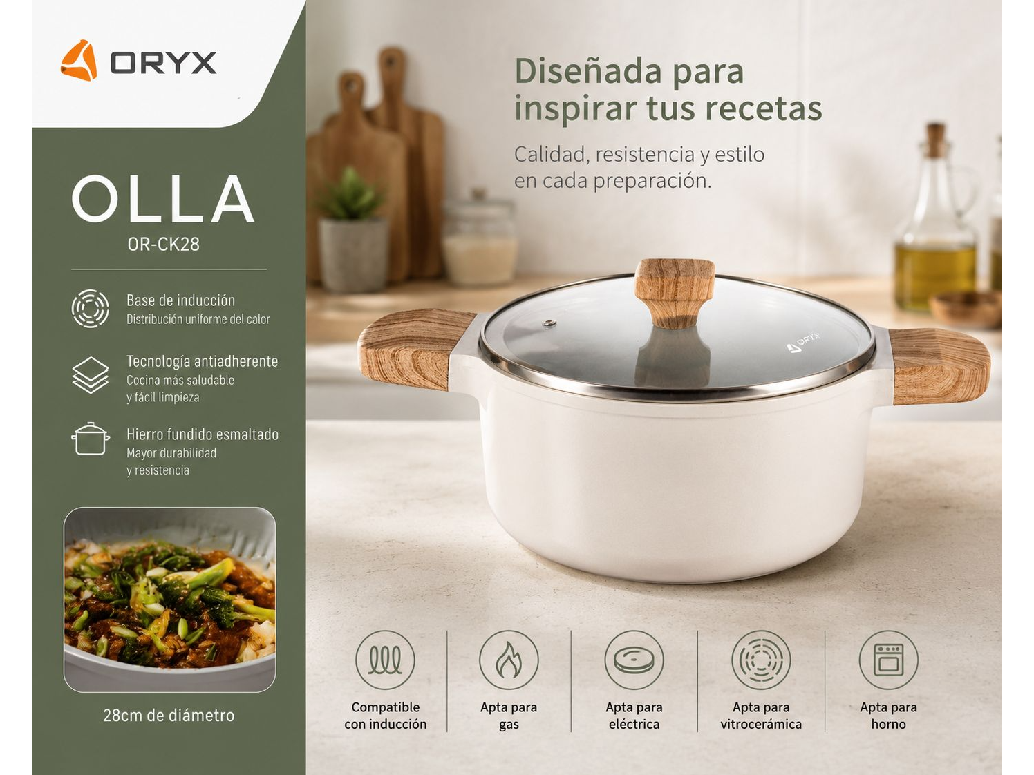 olla oryx 28cm diametro