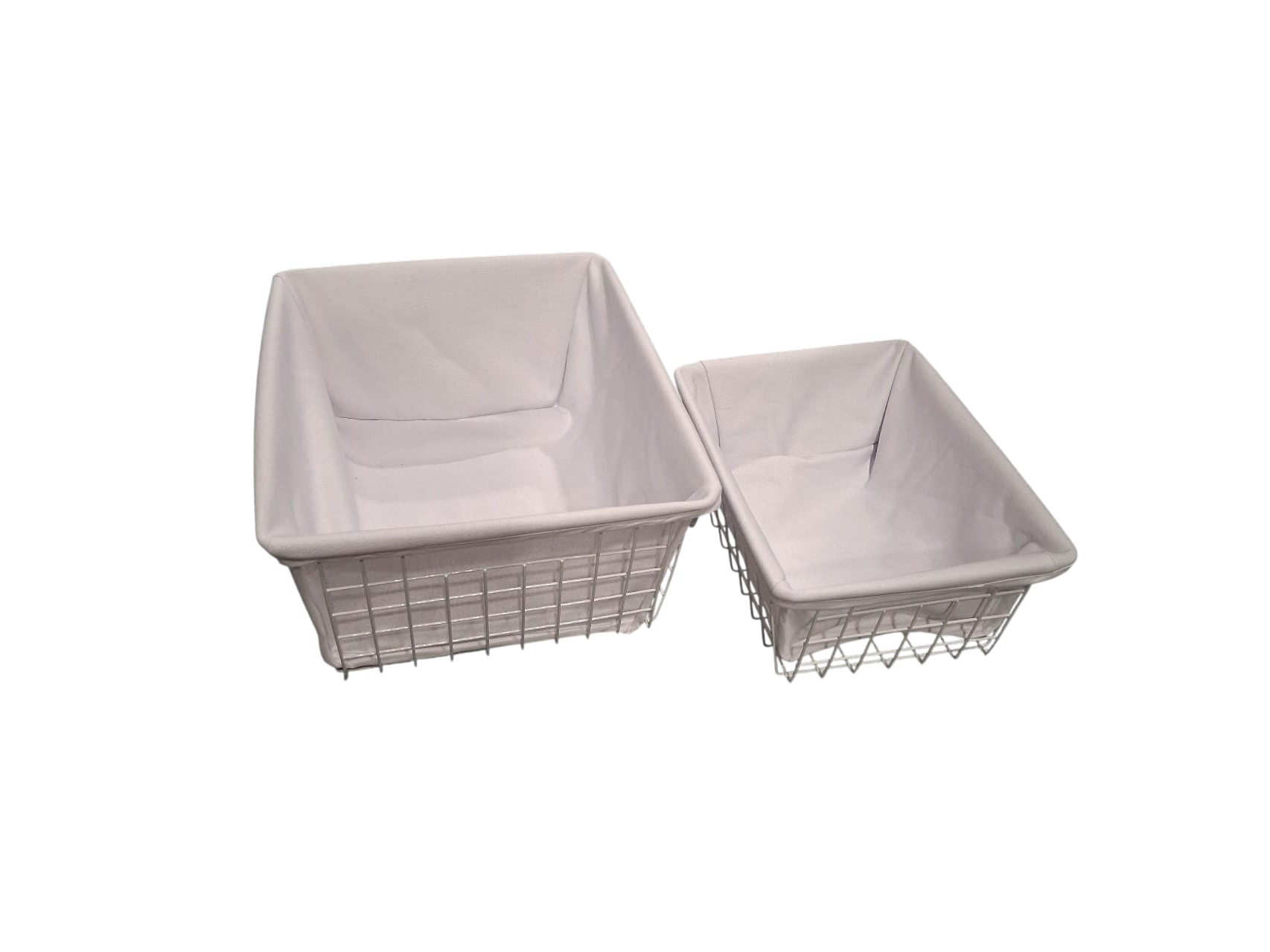 Set x2 canasto de tela