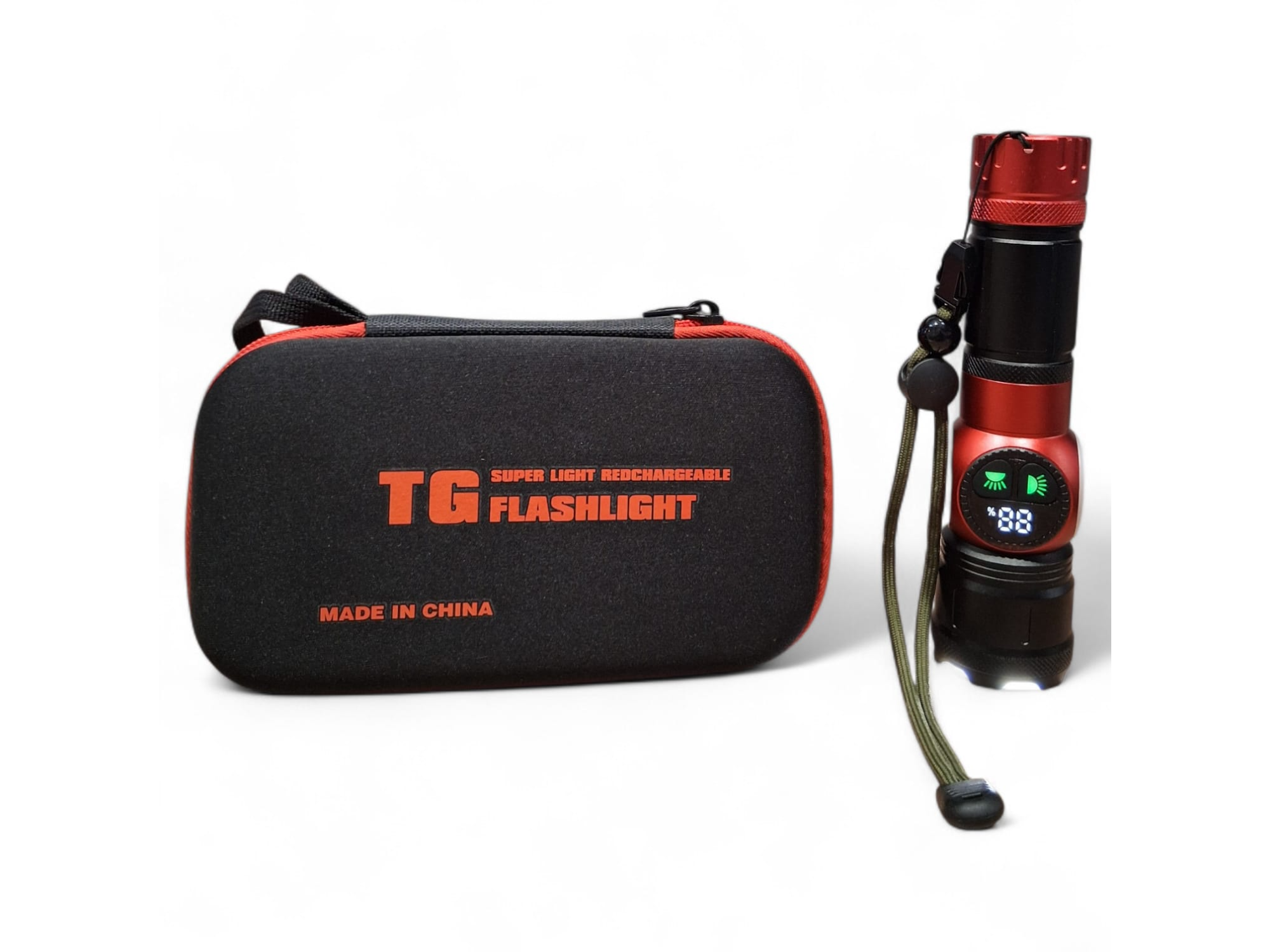 Linterna recargable ultra potente
