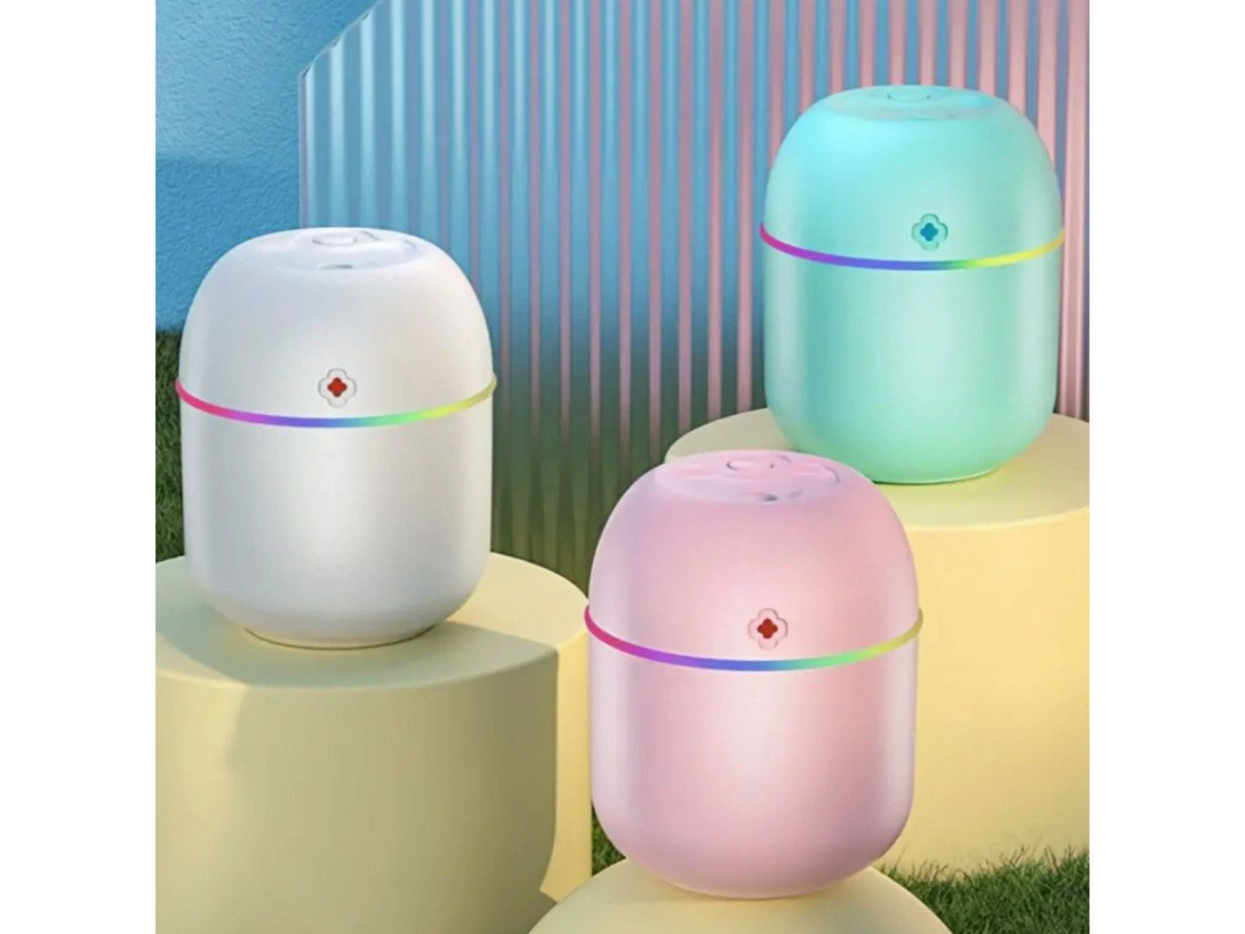 Humidificador Relajante Oficina Y Hogar Con Luz Calma Ansiedad