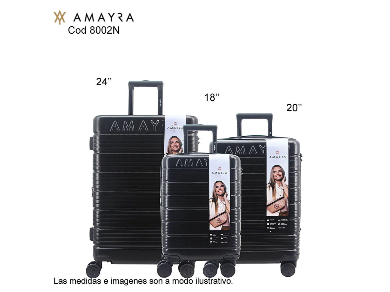 Set de Valijas AMAYRA