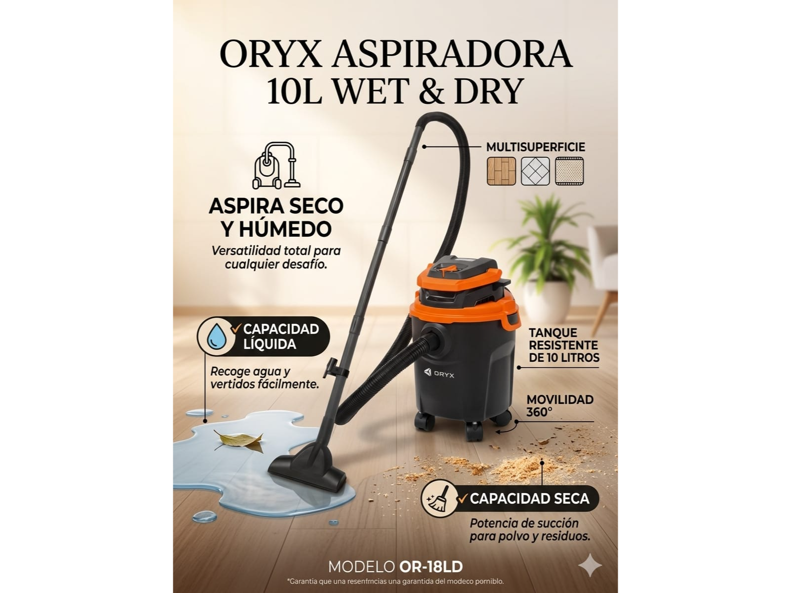 Aspiradora 10L