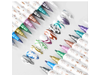 Marcadores Para Uñas Metálicos X12 Nail Art Divertido Niñas