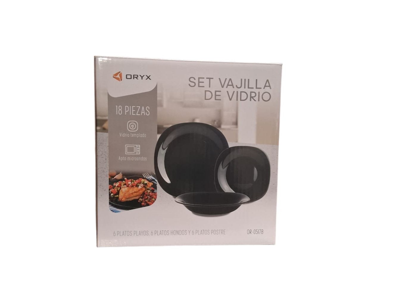 Set de vajilla de vidrio 18pcs
