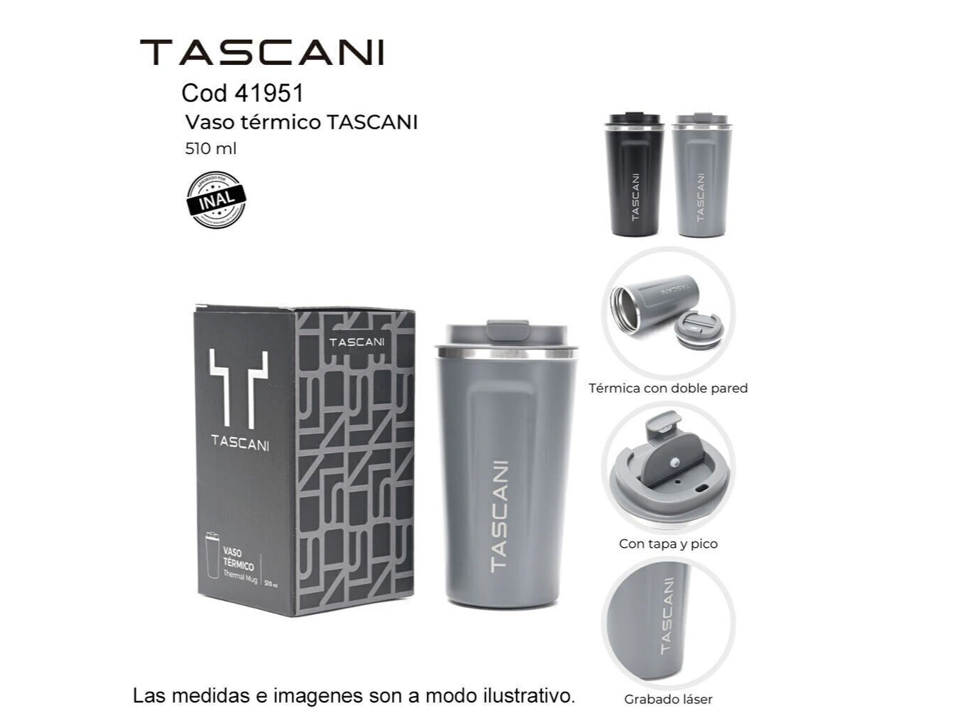Vaso Térmico TASCANI
