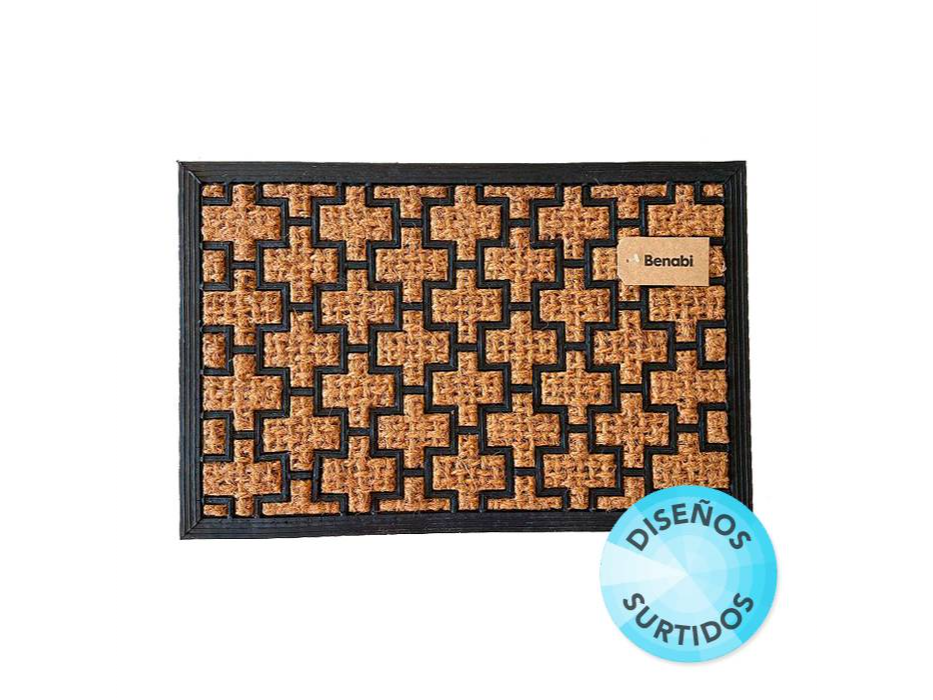 Felpudo Coco/Goma 40X60 Rectangular