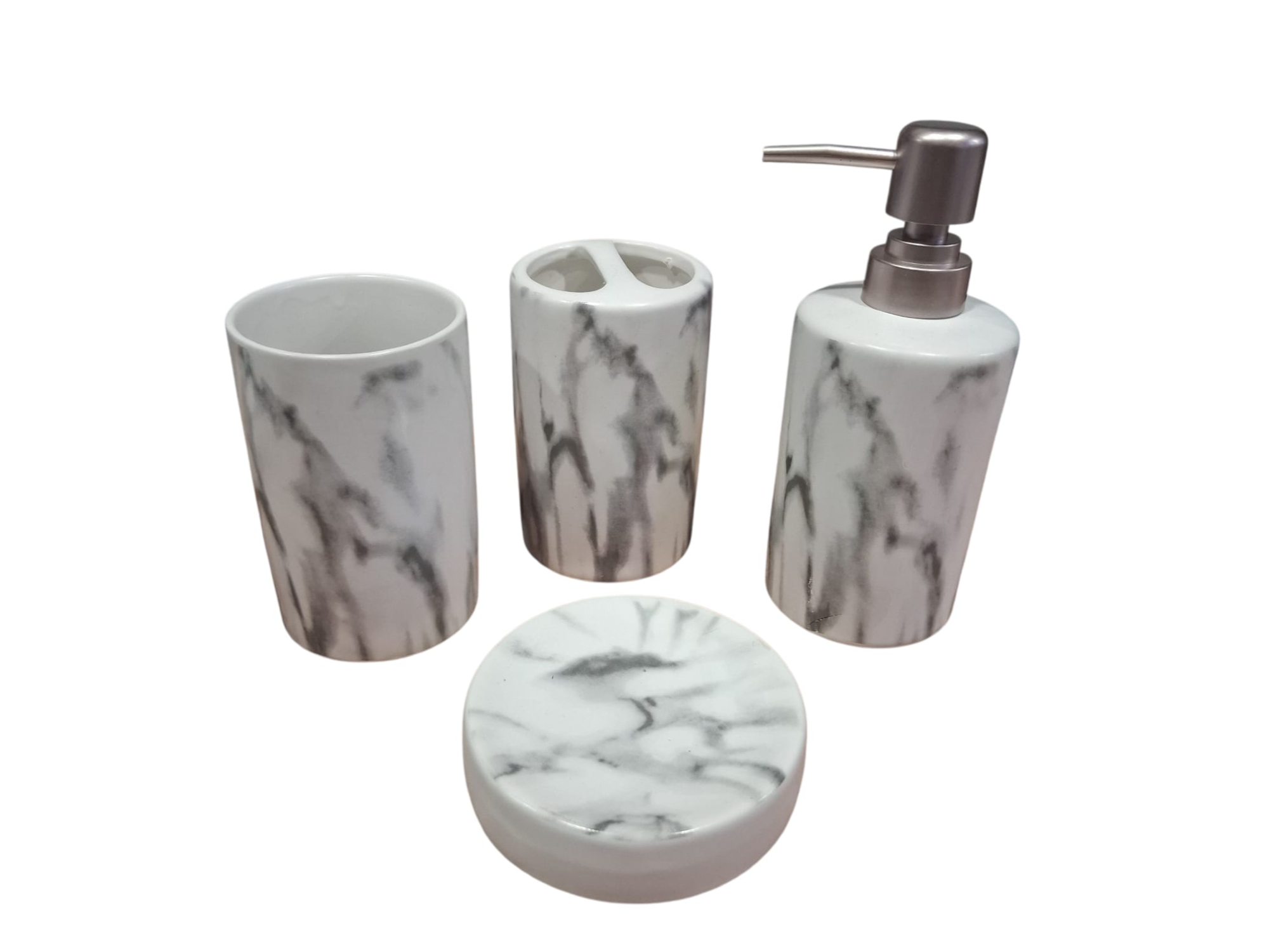 Set de baño x 4 cerámico