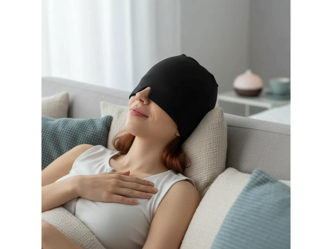 Gorro Gel Alivio Dolor De Cabeza Y Estrés Multifuncional Unisex
